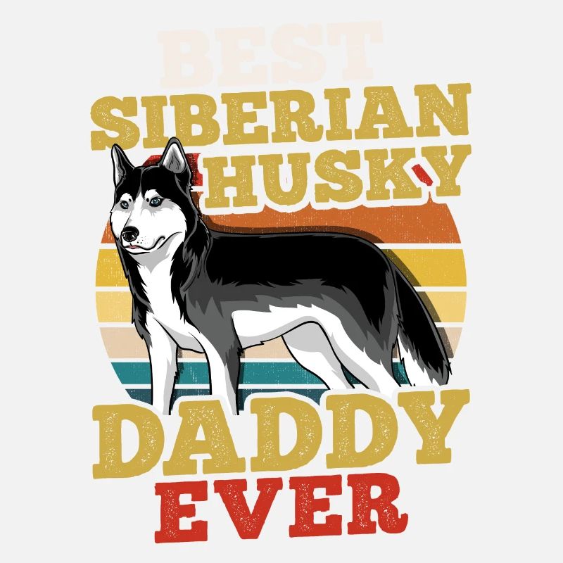 Siberian Husky Retro