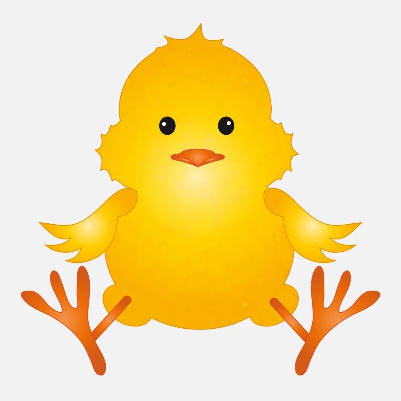 freshly hatched cute fluffy chick
