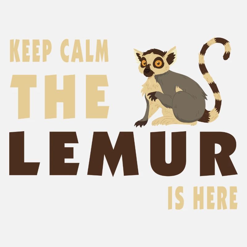 Keep Calm Lemur is here / Geschenk