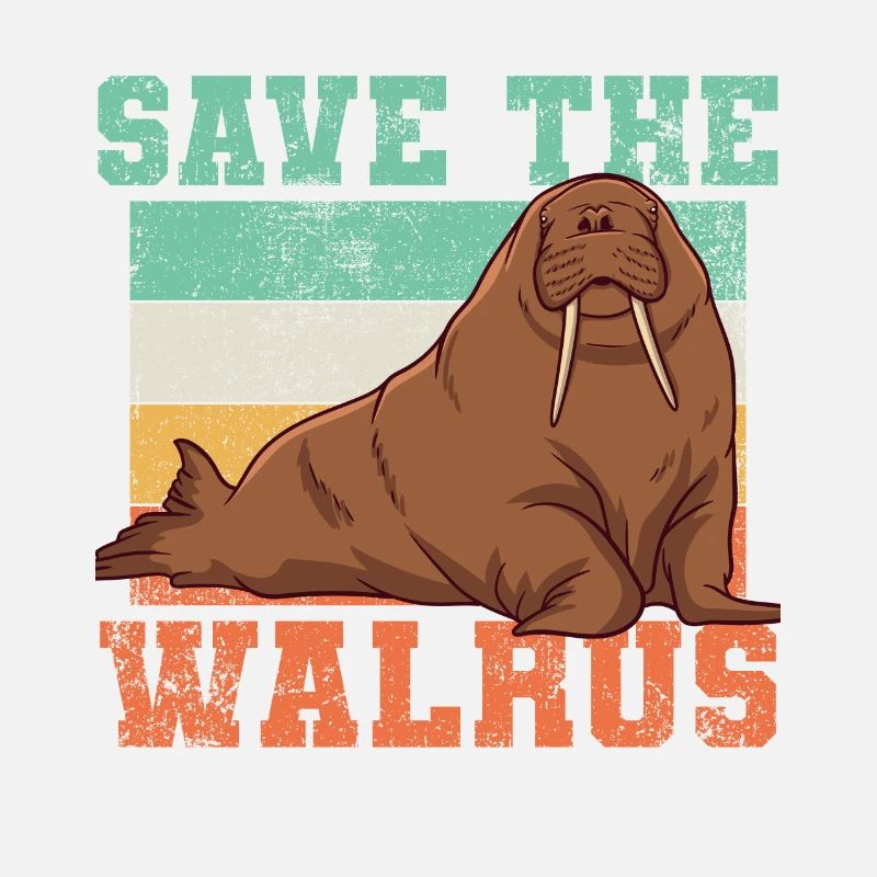 Walrus Conservation Vintage
