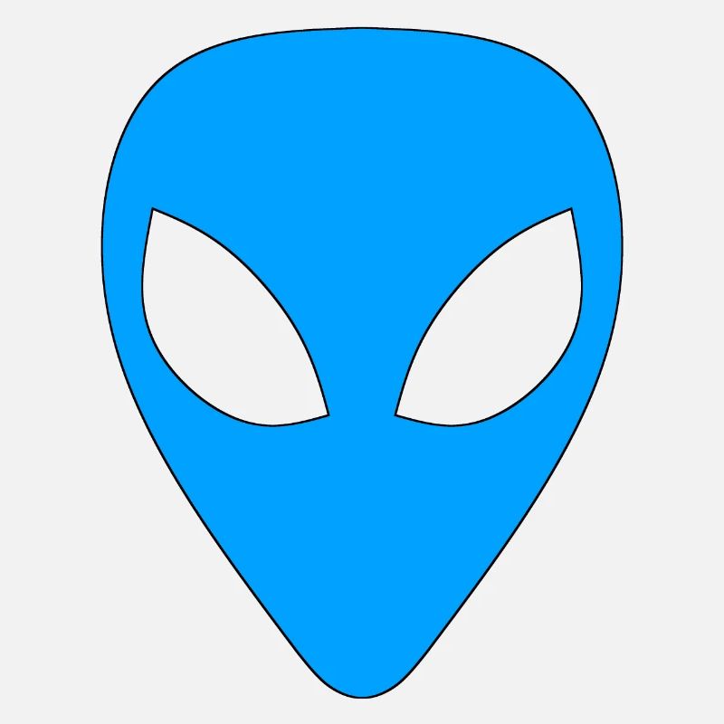 Alien - (Blau)