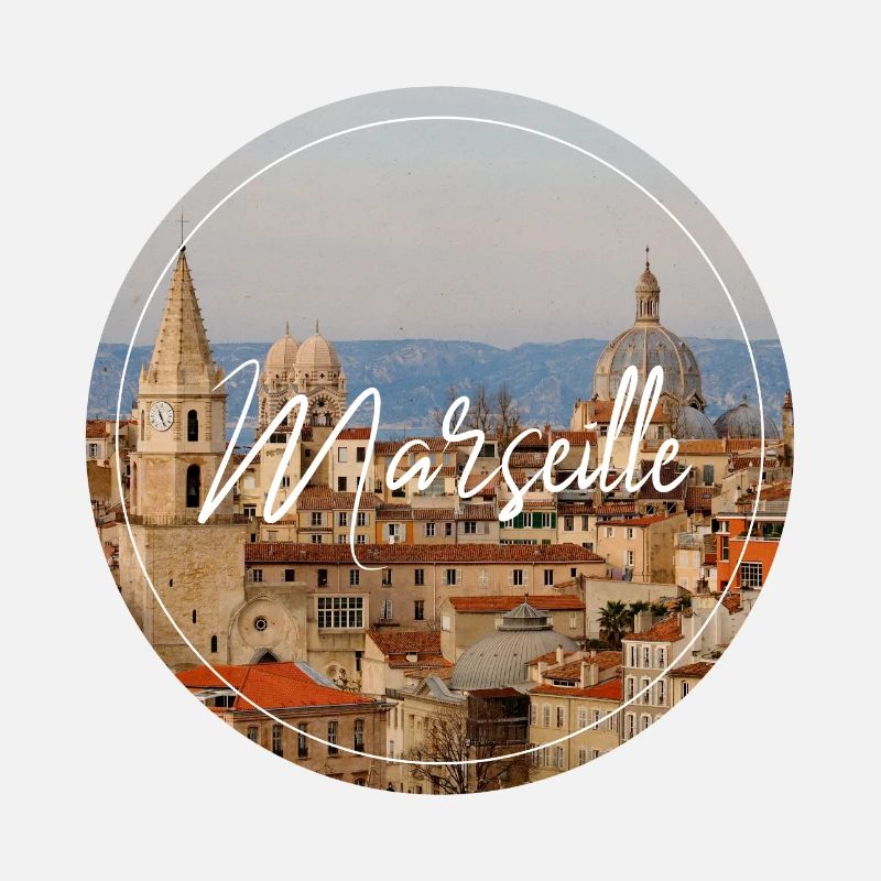 Scénario du paysage urbain de Marseille