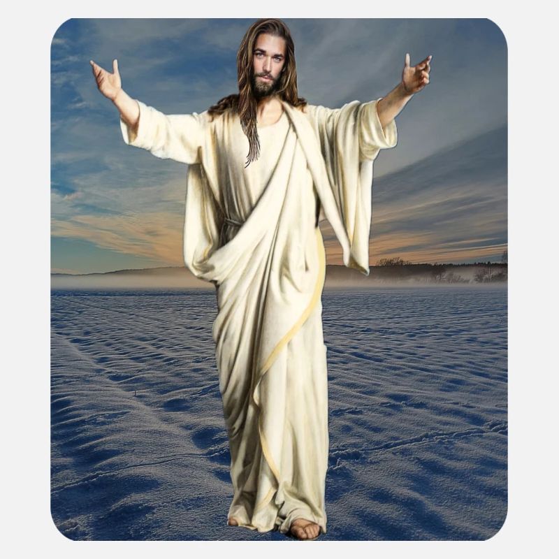 Jesusfigur Winter