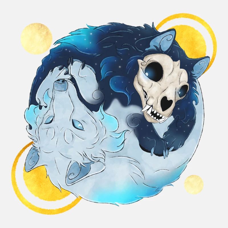 Blue Ink Spirits - Tao Wolves Shadow & Light 2