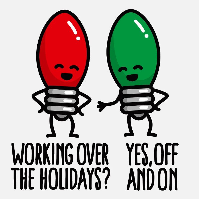 Funny Christmas Lights Working at Christmas