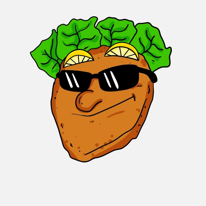 Cooles Schnitzel mit Sonnenbrille