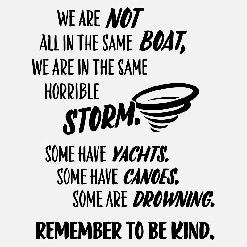 Remember to be kind – message humor