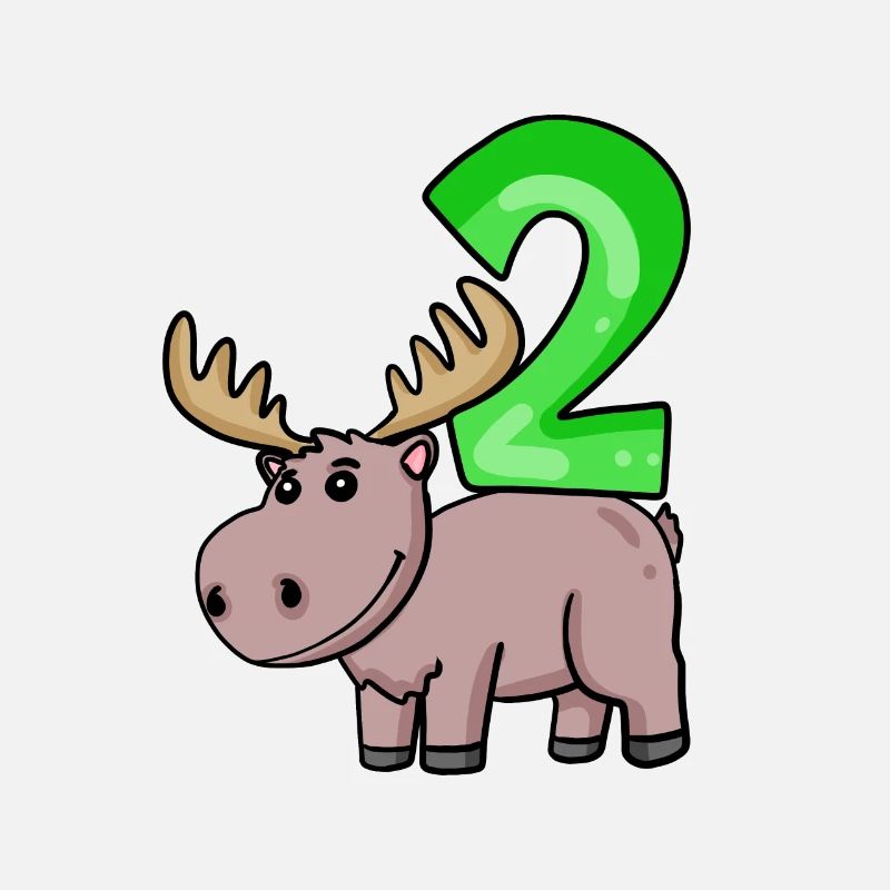 2 Jahre alt - 2 Geburtstag - Ich bin 2