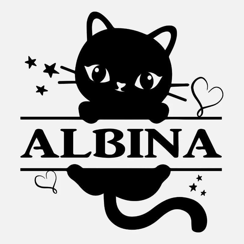 t-shirt Albina t-shirt chat cadeau idée chat chat