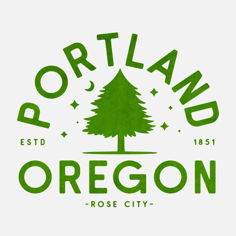 Portland Green Tree Logo