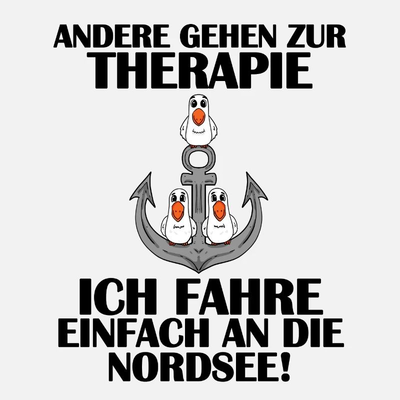 Nordsee Plattdeutsch Spruch Moin Möwe Anker