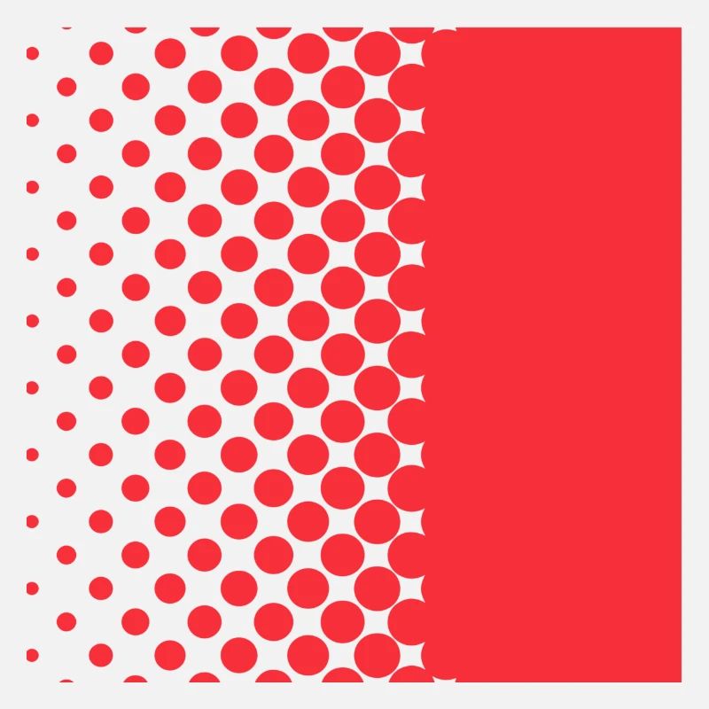 Halftone Gradient Rotes Panel