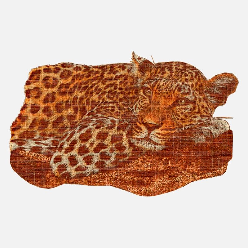 wunderschöne Raubkatze, Panthera pardus auf Ast