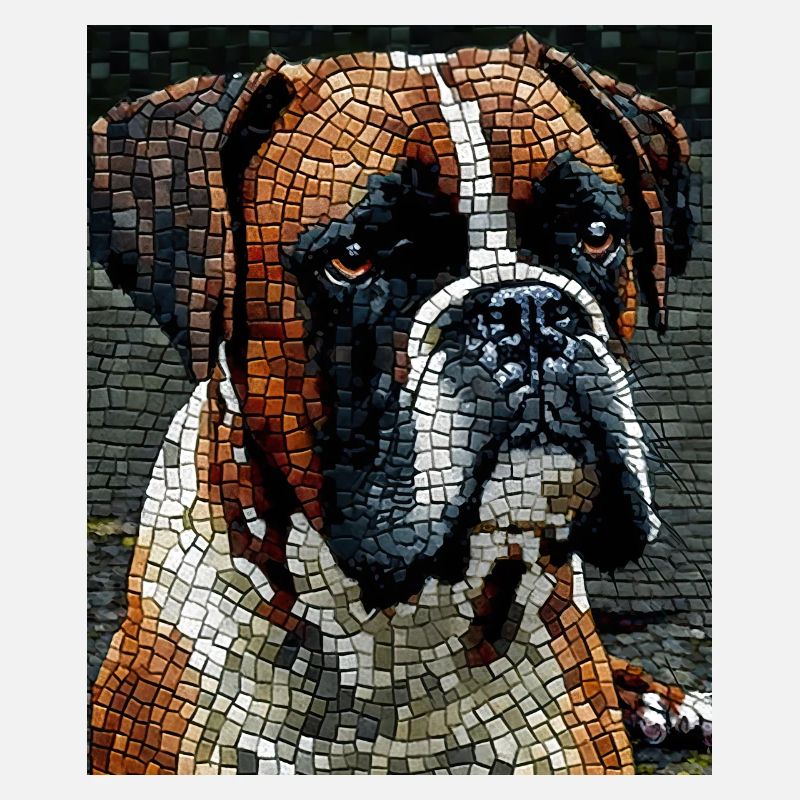 Boxerhund Mosiac