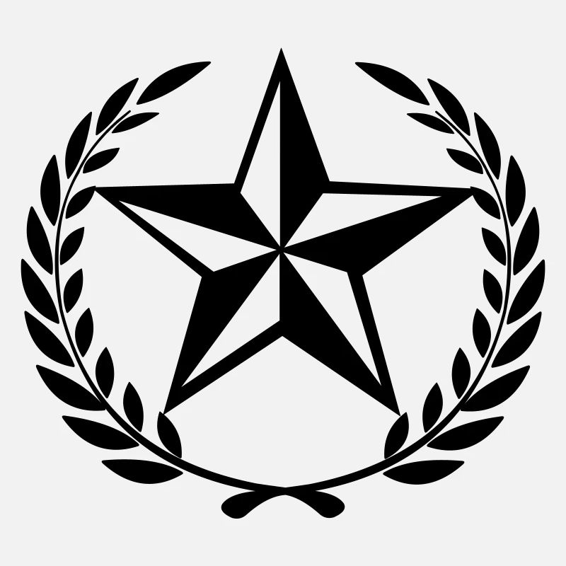 Star in laurel wreath