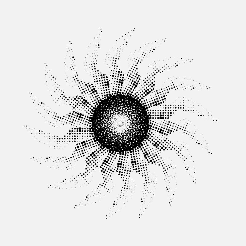 dotted shape gyroscopic pinwheel 4