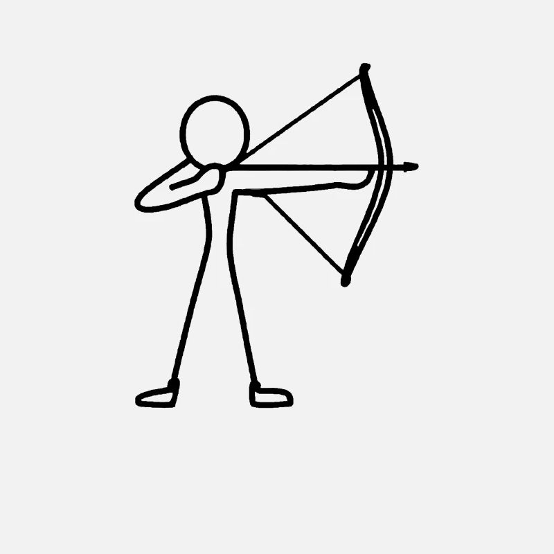 Archer à l’arc à l’arc à l’arc
