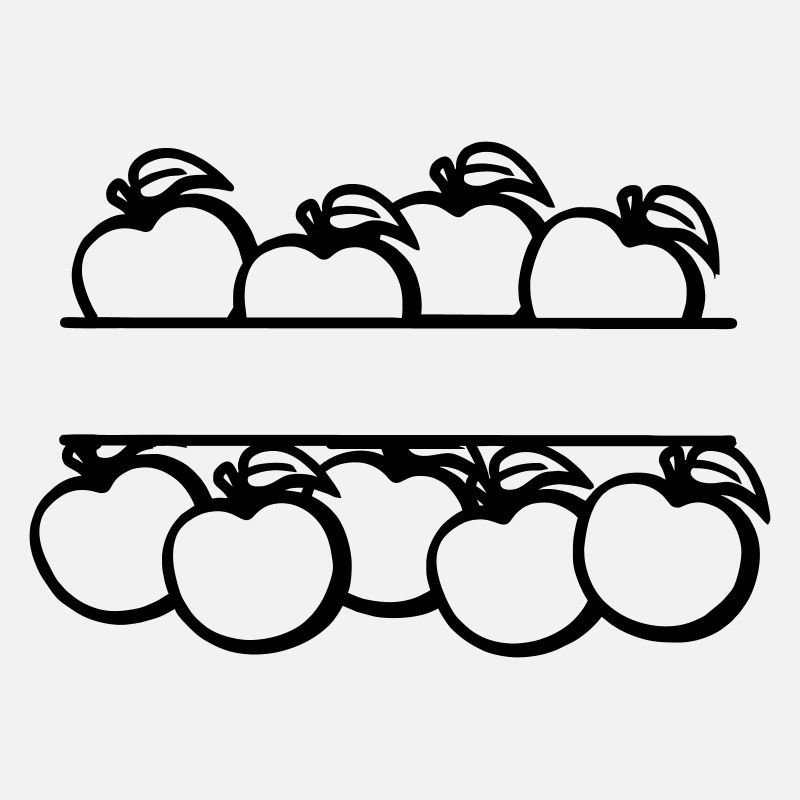 Apples banner transparent