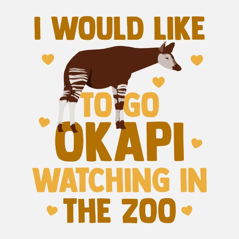 Okapi im Einklang mit der Natur