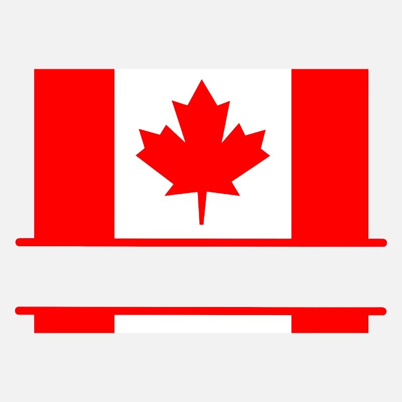Drapeau du Canada avec un espace de la feuille d’érable pour le texte
