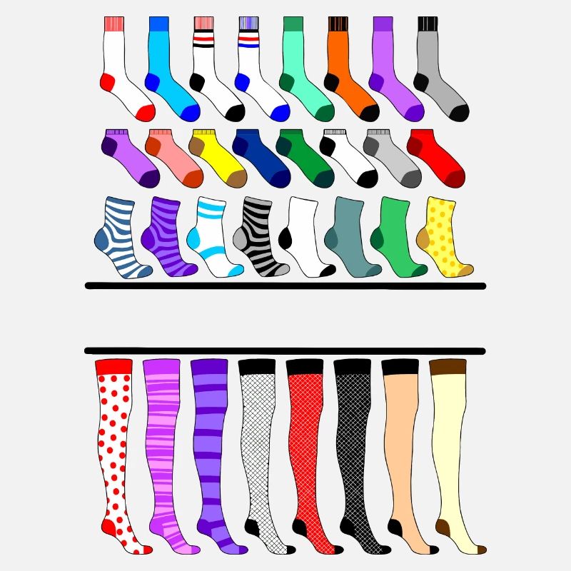 Socken, Strümpfe, Strumpfhosen Logo
