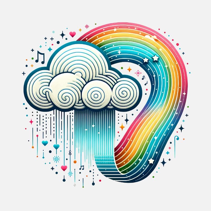 Regenbogen Wolke