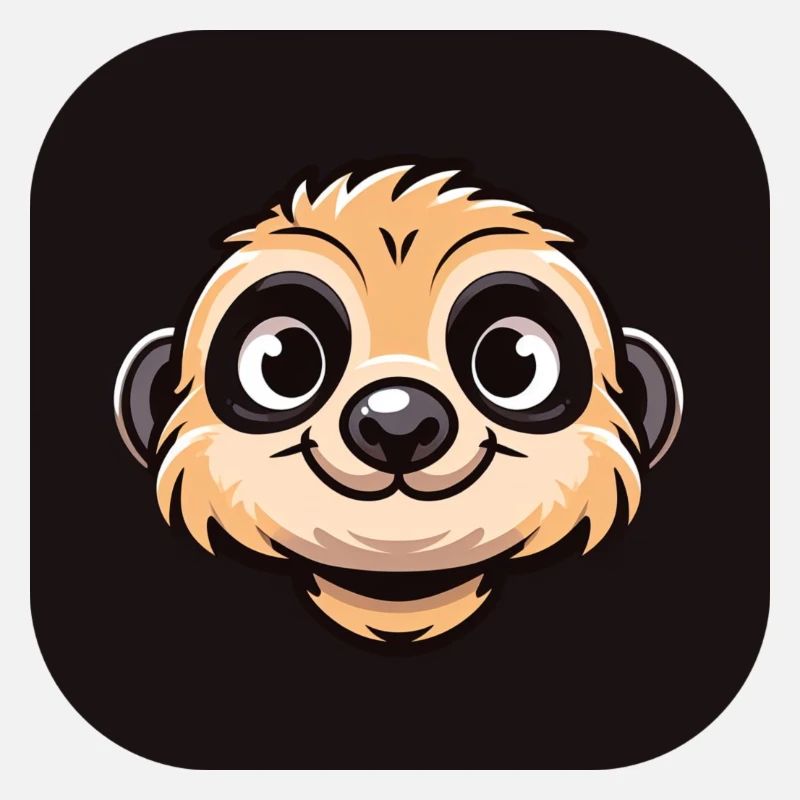 Comic Meerkat Head