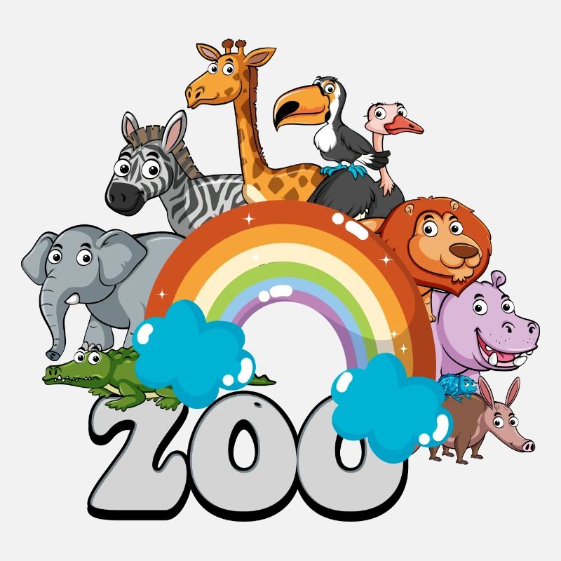 Regenbogen-Zoo-Parade