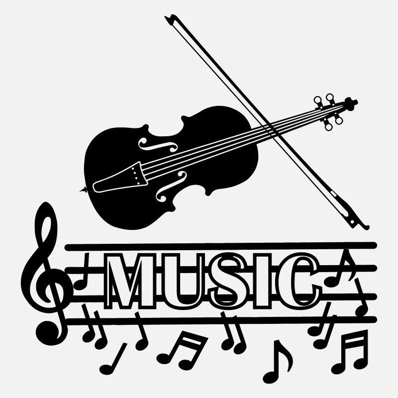 Logo de musique pour violon