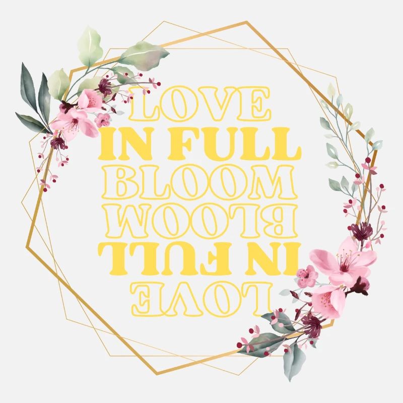 Love in Full Bloom Blumenrahmen