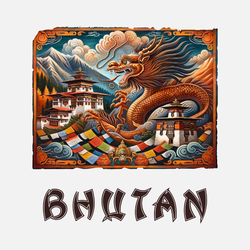Bhutan Drache Buddha Thimphu
