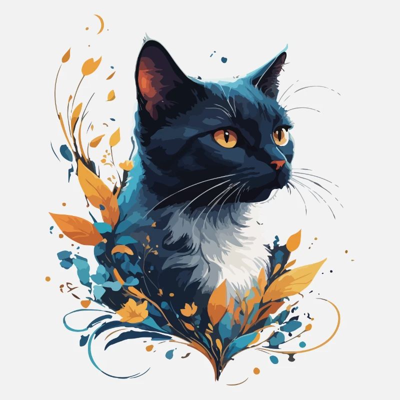 Bunte Katze