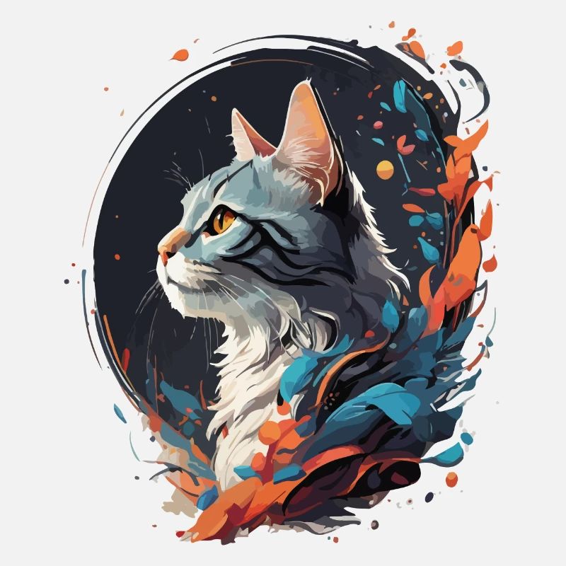 Bunte Katze