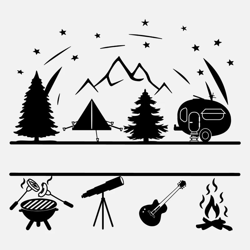 Camping Life Banner