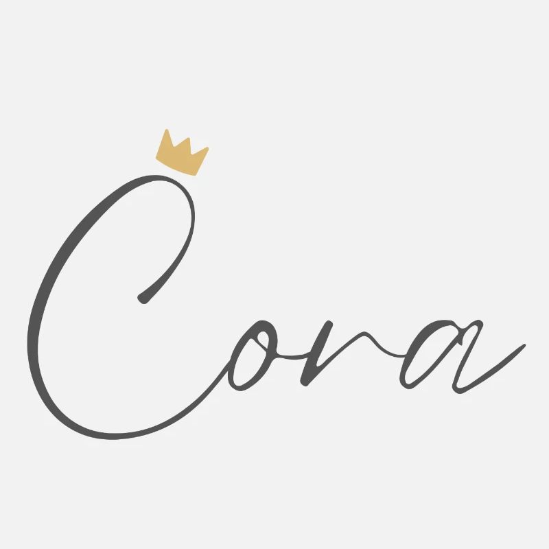 Prinzessin Cora Crown Hemd – Name mit Buchstabe C