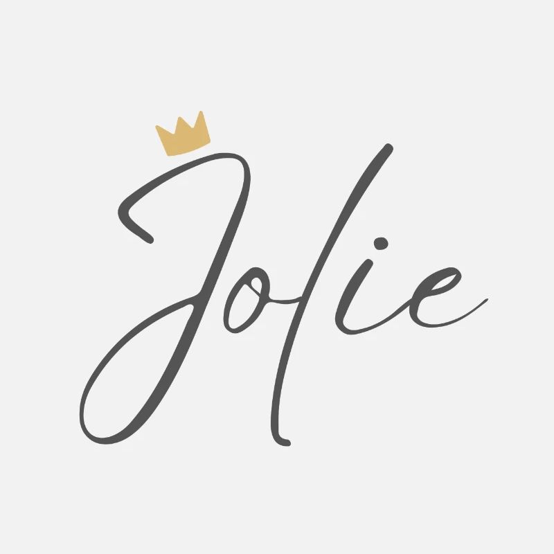 Princess Jolie Crown Hemd – Name mit Buchstabe J