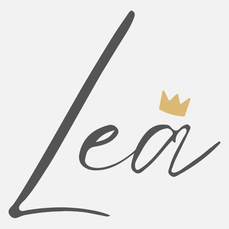 Princess Lea Crown Hemd – Name mit Buchstabe L