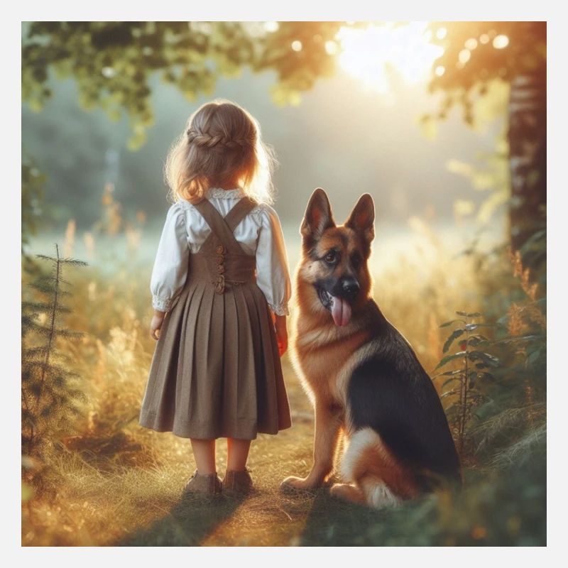 German Shepherd Art