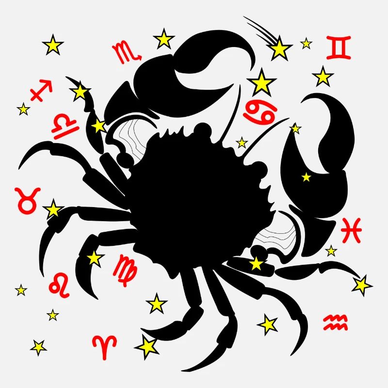 Sternzeichen Stern Logo Krebs