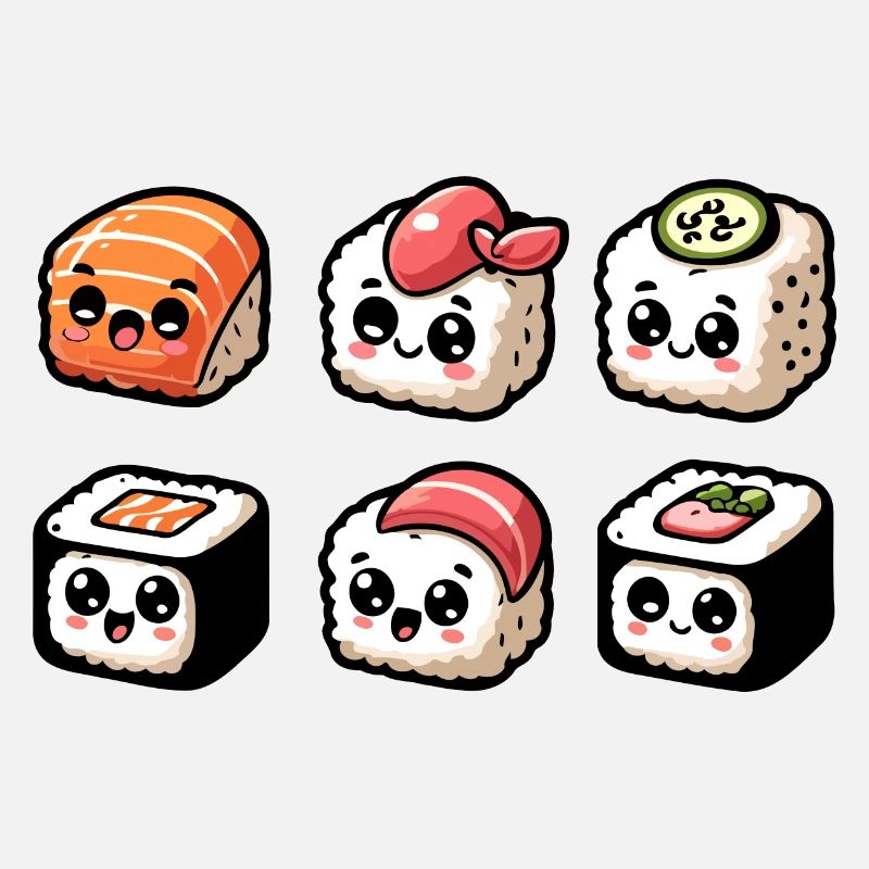 Sushi Smiles: The Delightful Roll Bunch