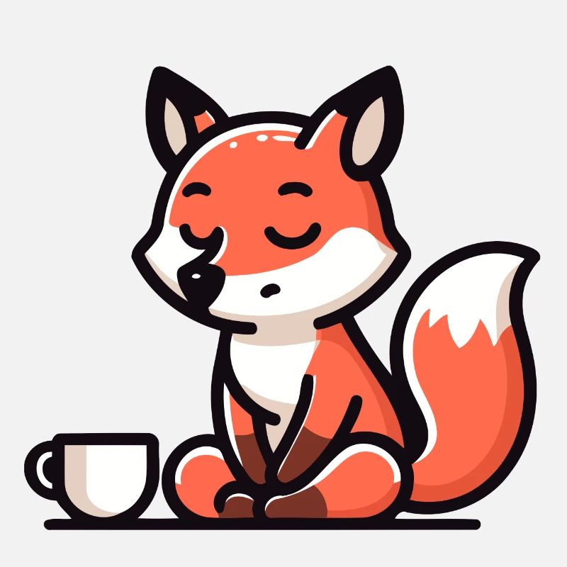 Zen Fox: The Tranquil Tea Master
