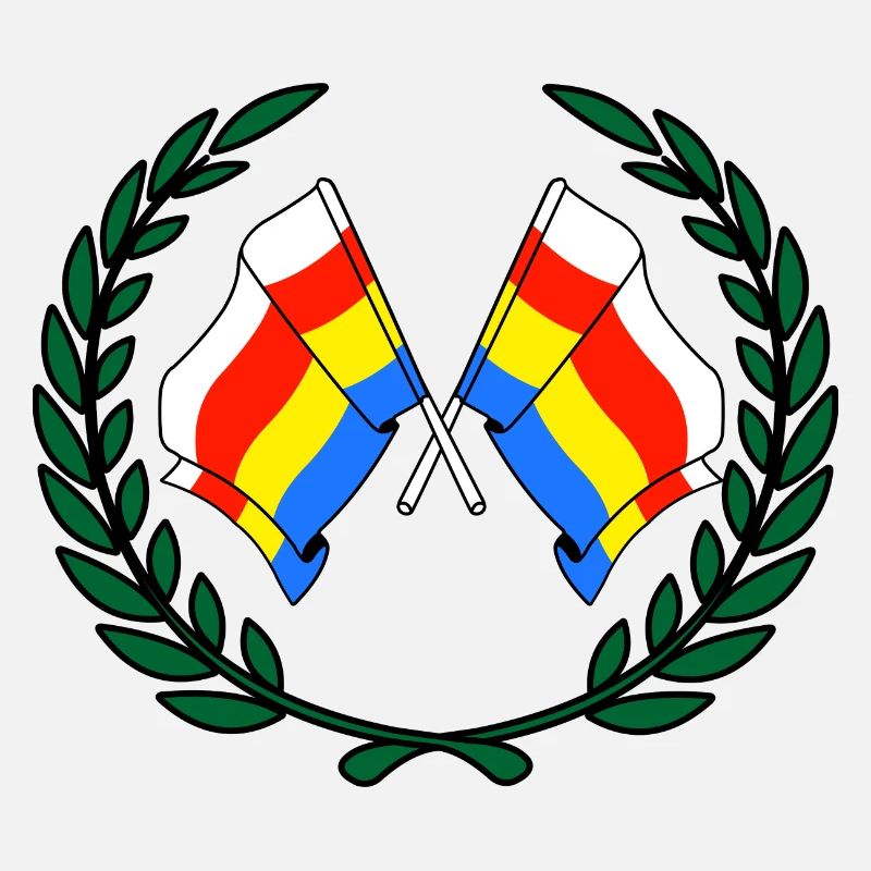 Flags Podlaskie laurel wreath