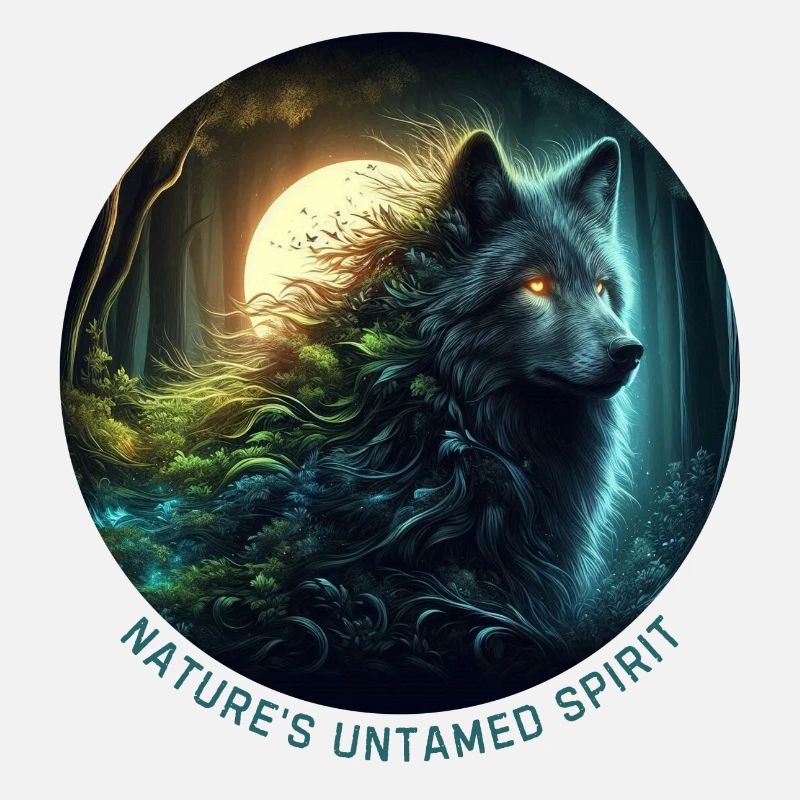 Le Loup dans la Forêt de la Nuit