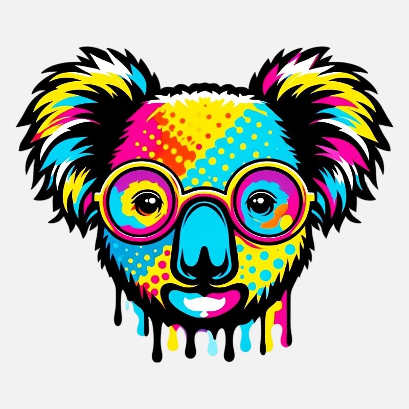 Koala with glasses