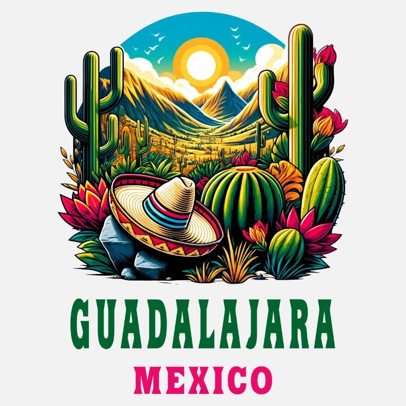 Guadalajara Mexico cactus design