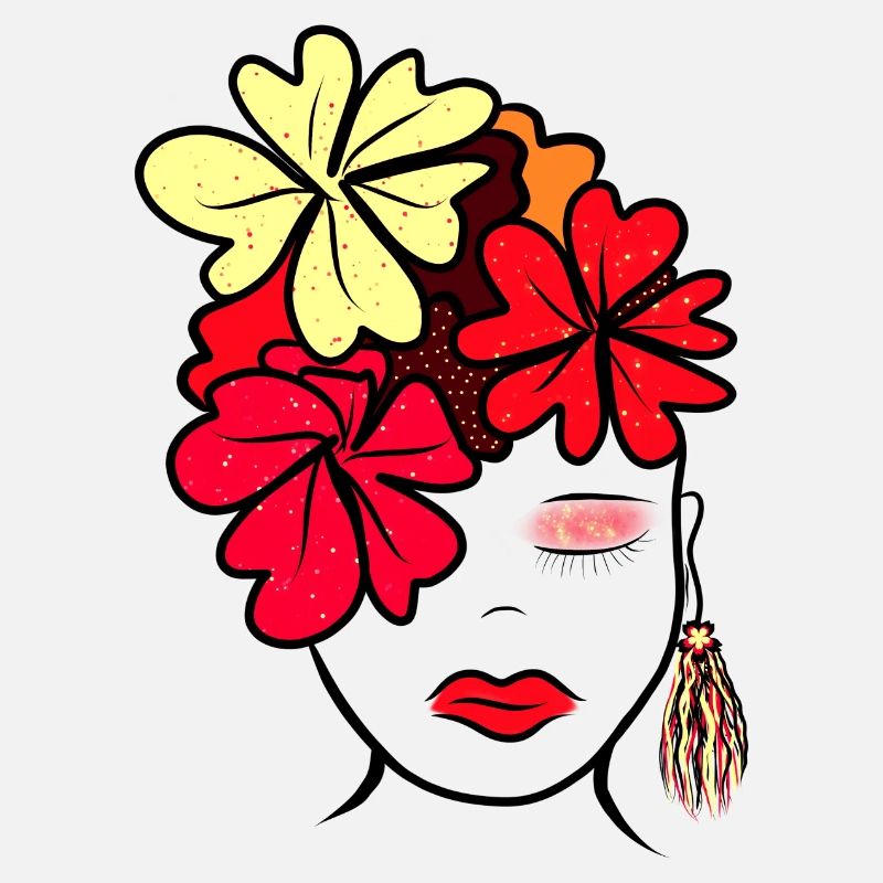 Imprimé de collage de fleurs botaniques