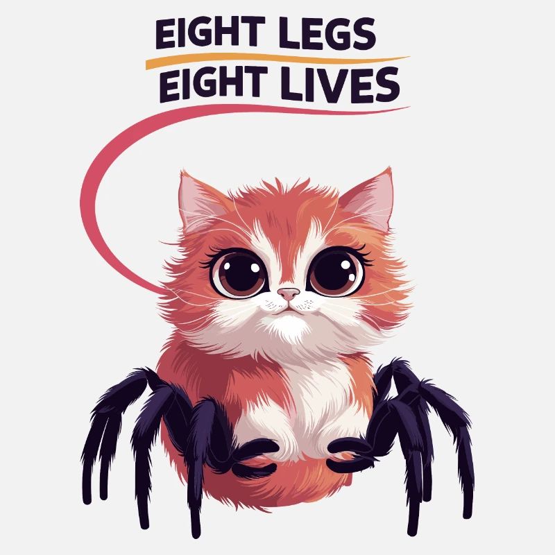 Chat araignées mignonnes