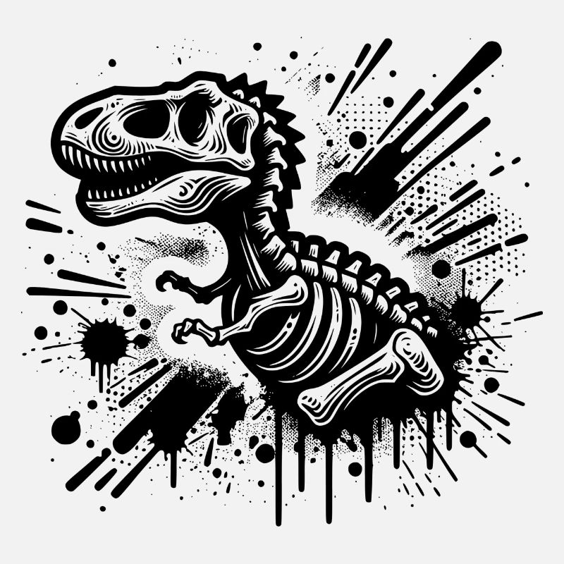Graffiti-Dino: Urban Jungle - Dinosaurier