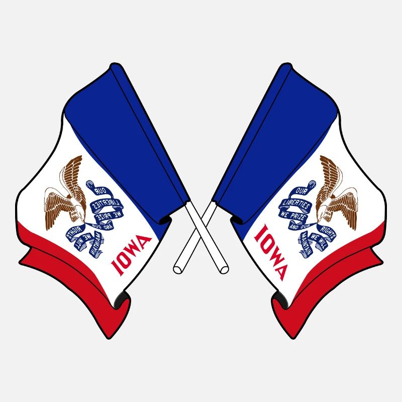 Deux drapeaux ont traversé l’Iowa