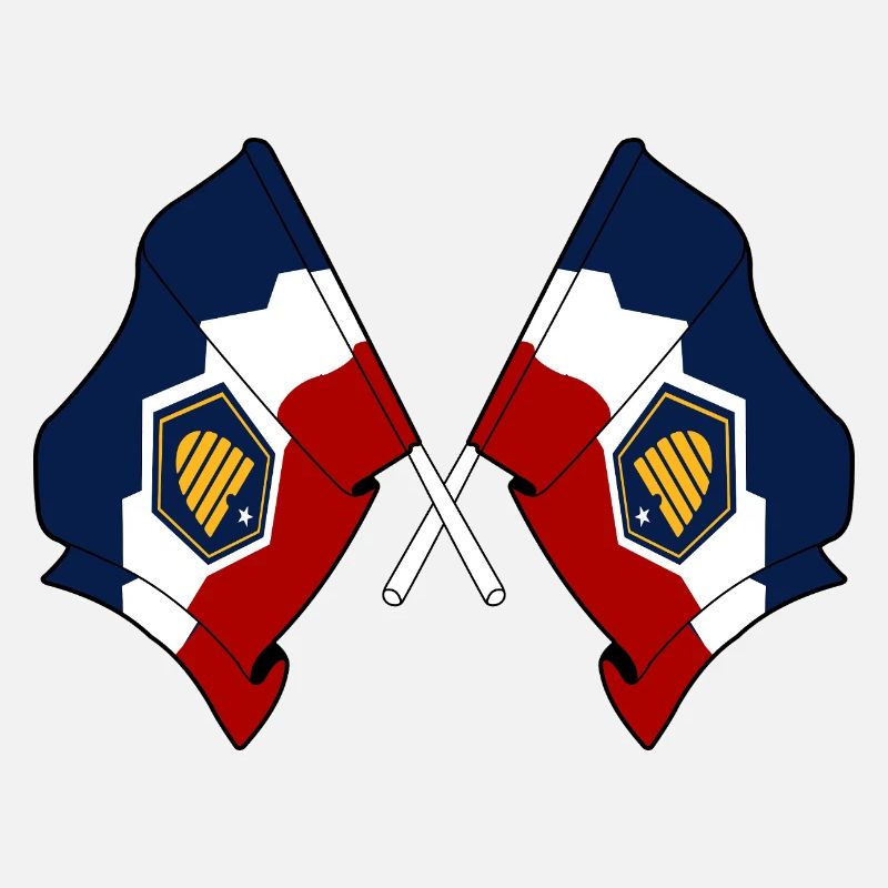 Deux drapeaux traversent l’Utah